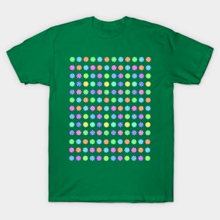 FESTIVE Rows Of Christmas Candy T-Shirt